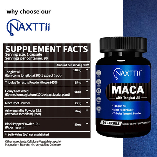 Maca Gold Capsules 90 Count Dual-Action Defense Anti-Fatigue Antioxidant Immune Shield Cellular-Level Endurance Engine