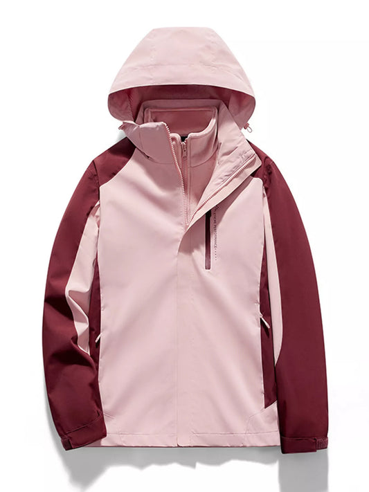 Men's Plus Size Hooded Windproof Outdoor Jacket