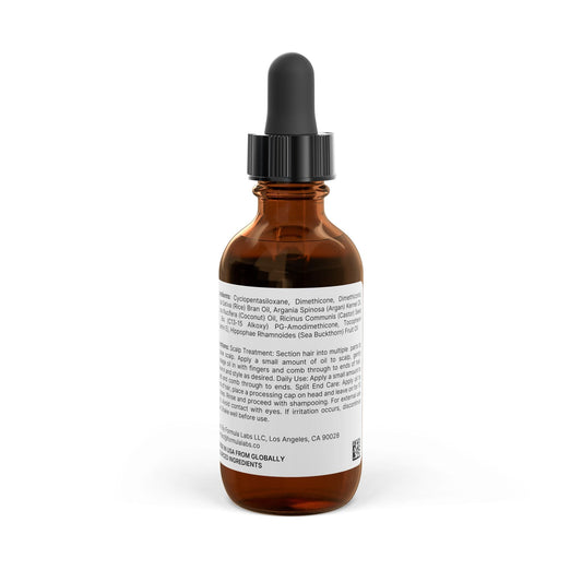 Racoil Hair Oil, 2oz for Healthy Shiny Strong hairs with post-treatment protection