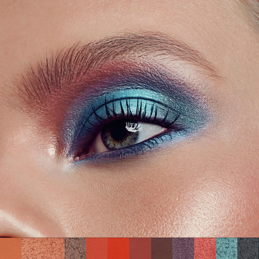 Phofay Matte & Metallic Eyeshadow Palette – 15g