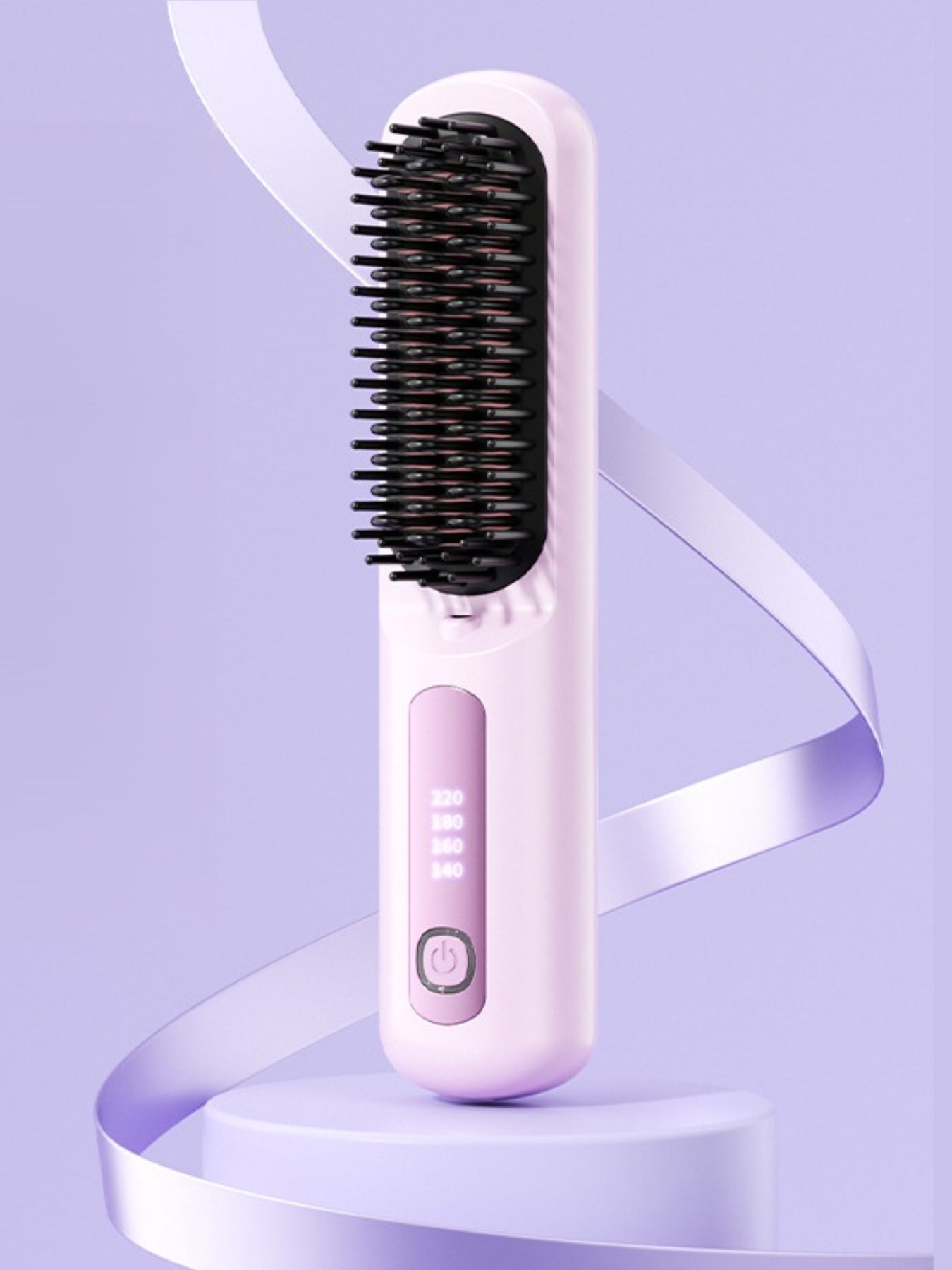 Portable Heated Hair Straightening Comb