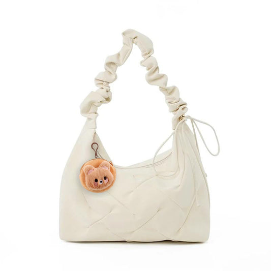 Ruched Handle Shoulder Bag