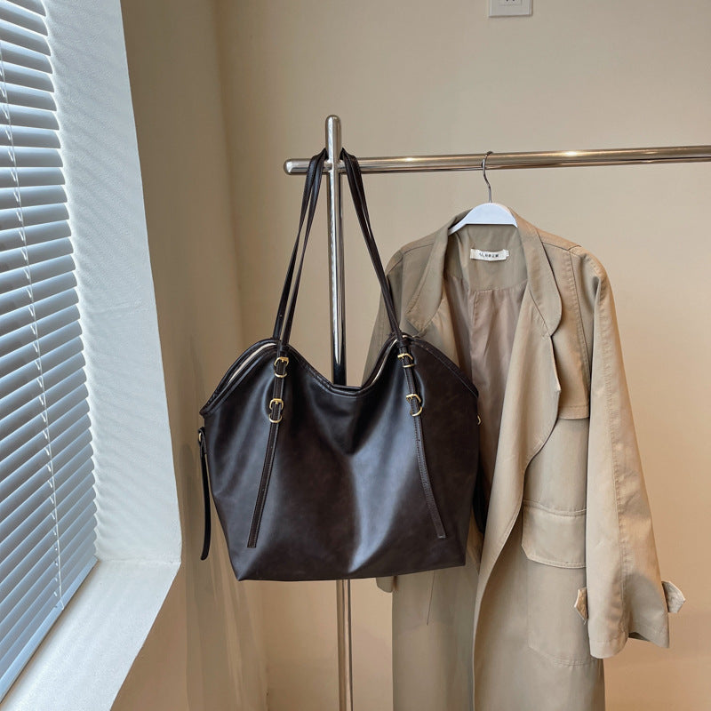 Vintage Style Large Capacity Shoulder Bag