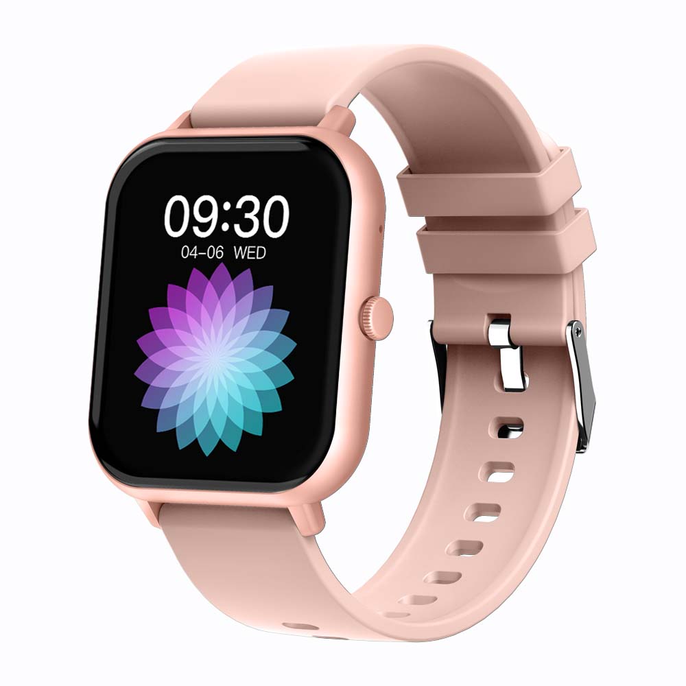Square Smartwatch Women BT Call Heart Rate Sport Mode Fitness Tracker Waterproof Smart Watch Men For IOS Android