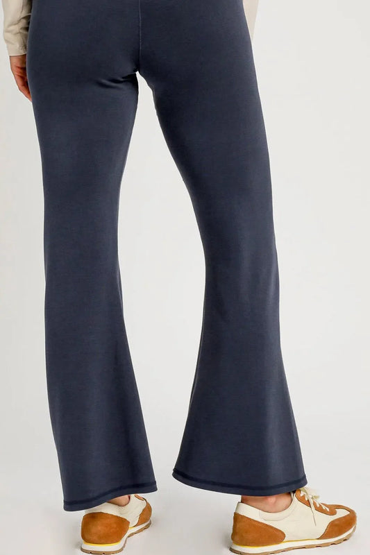Umgee High-Waisted Flare Leggings