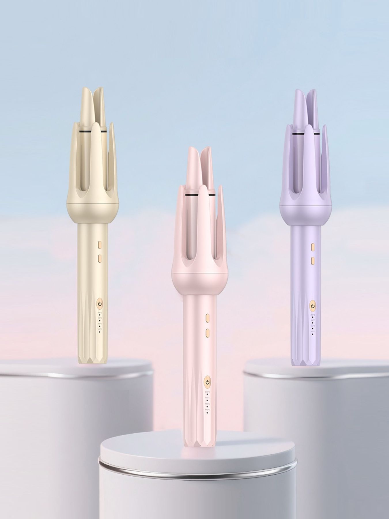 Automatic Rotating Ceramic Hair Curling Iron