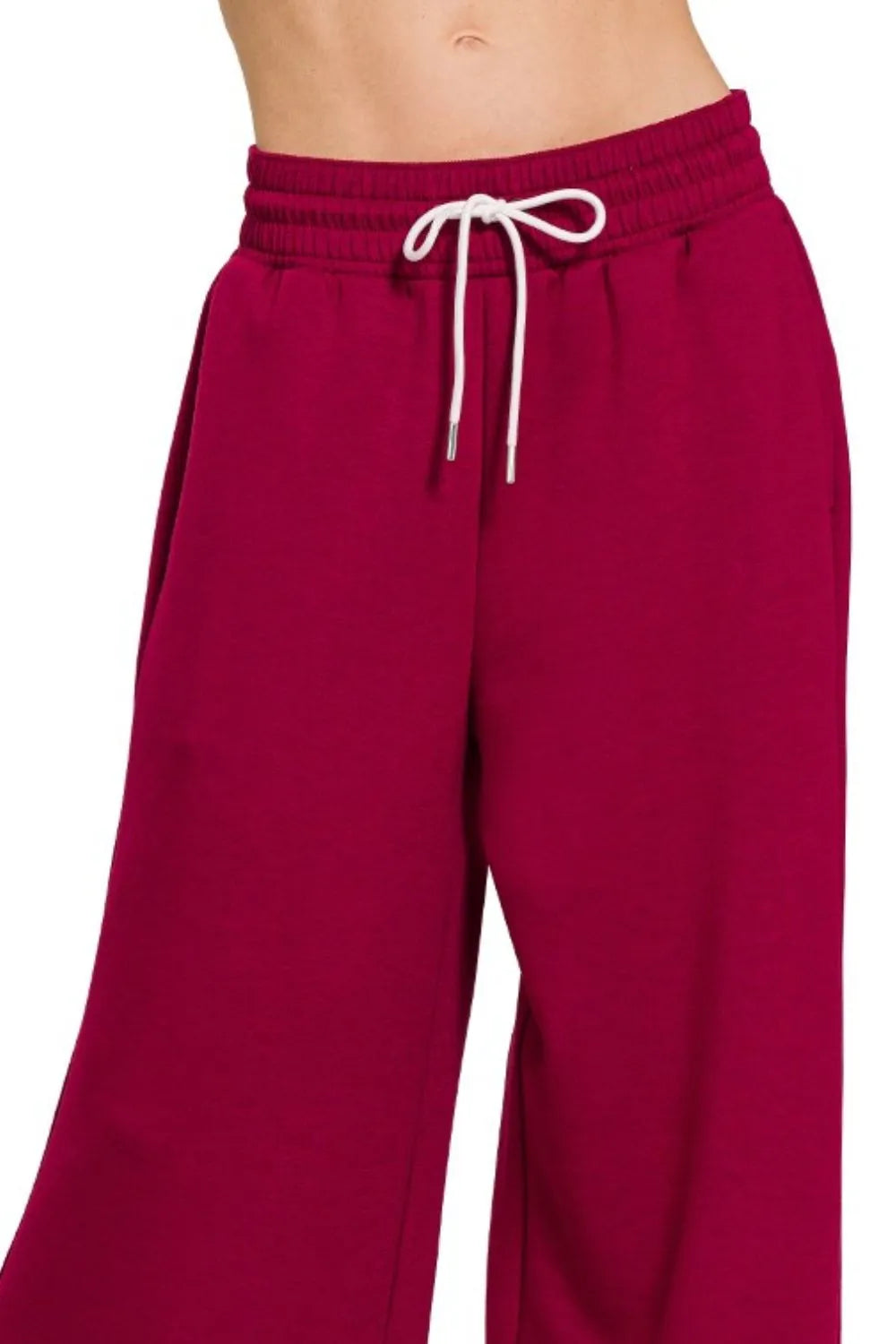 Zenana Scuba Drawstring Pants