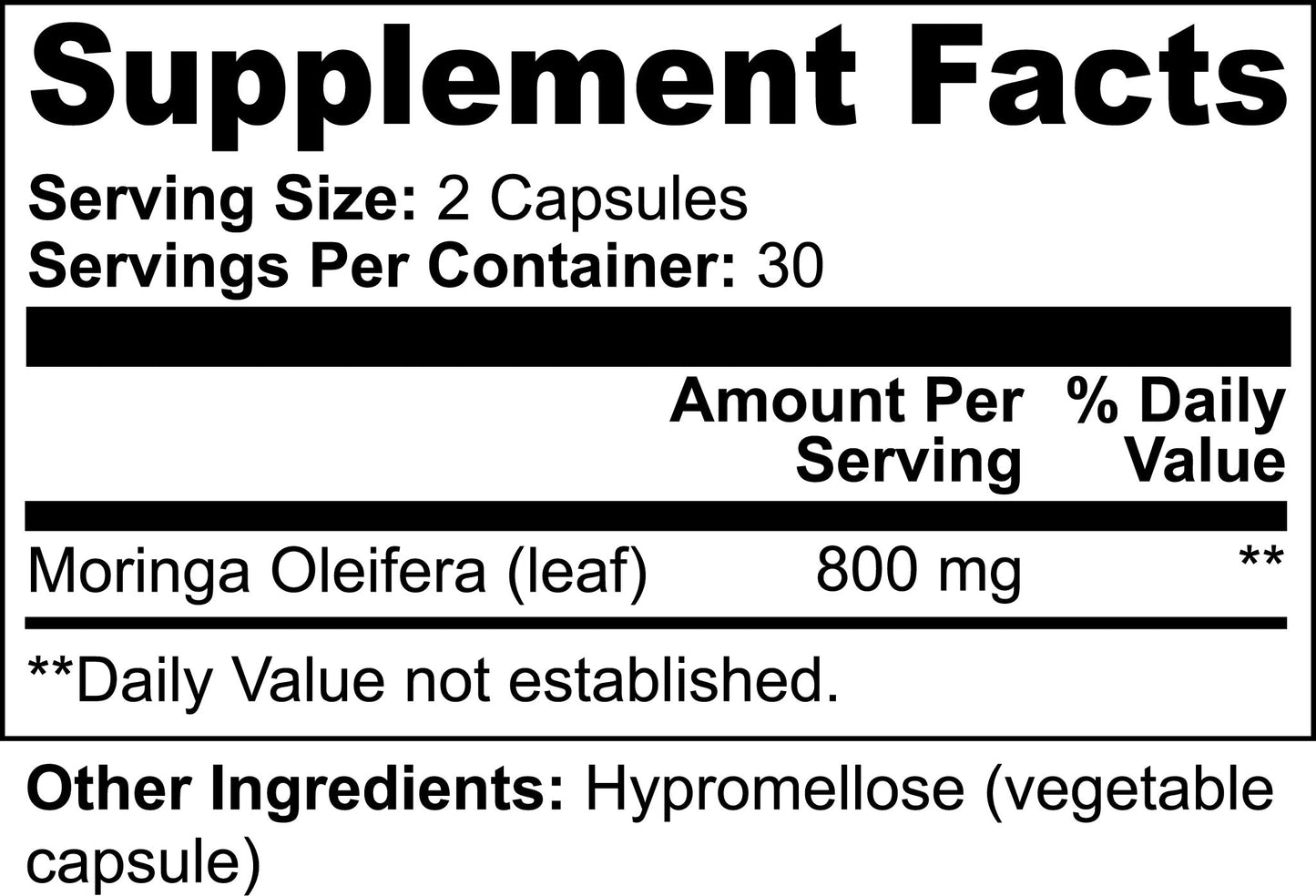 Premium Moringa Pure Nutrient-Rich Superfood For Energy Wellness