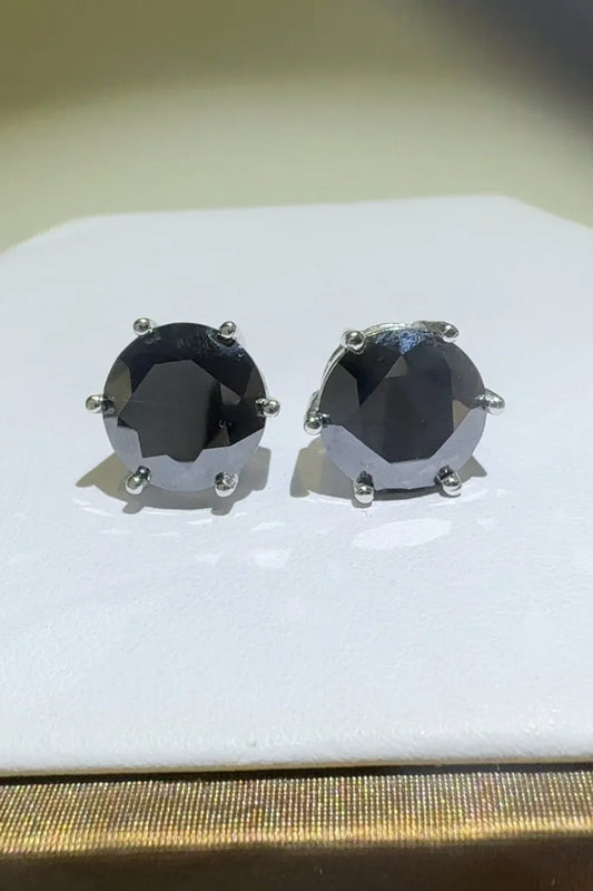 4 Carat Moissanite 925 Sterling Silver Stud Earrings