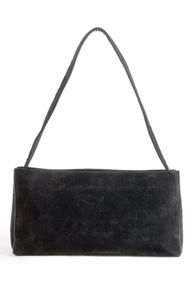 Fame Faux Suede Rectangle Bag
