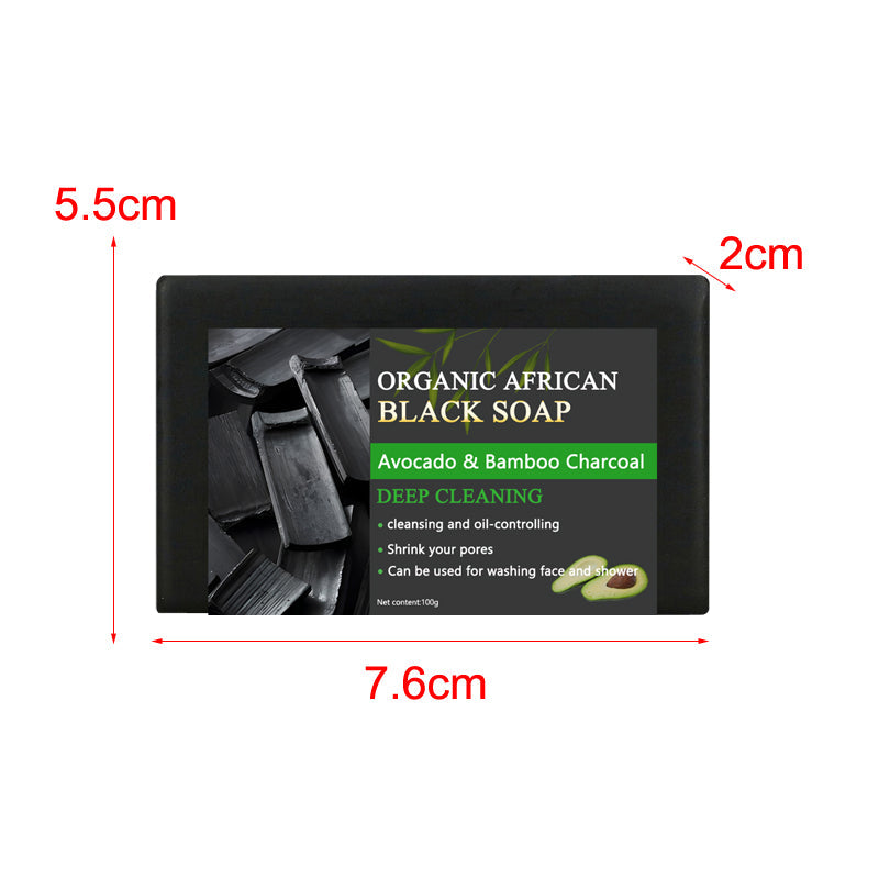 African Black Bamboo Charcoal Soap