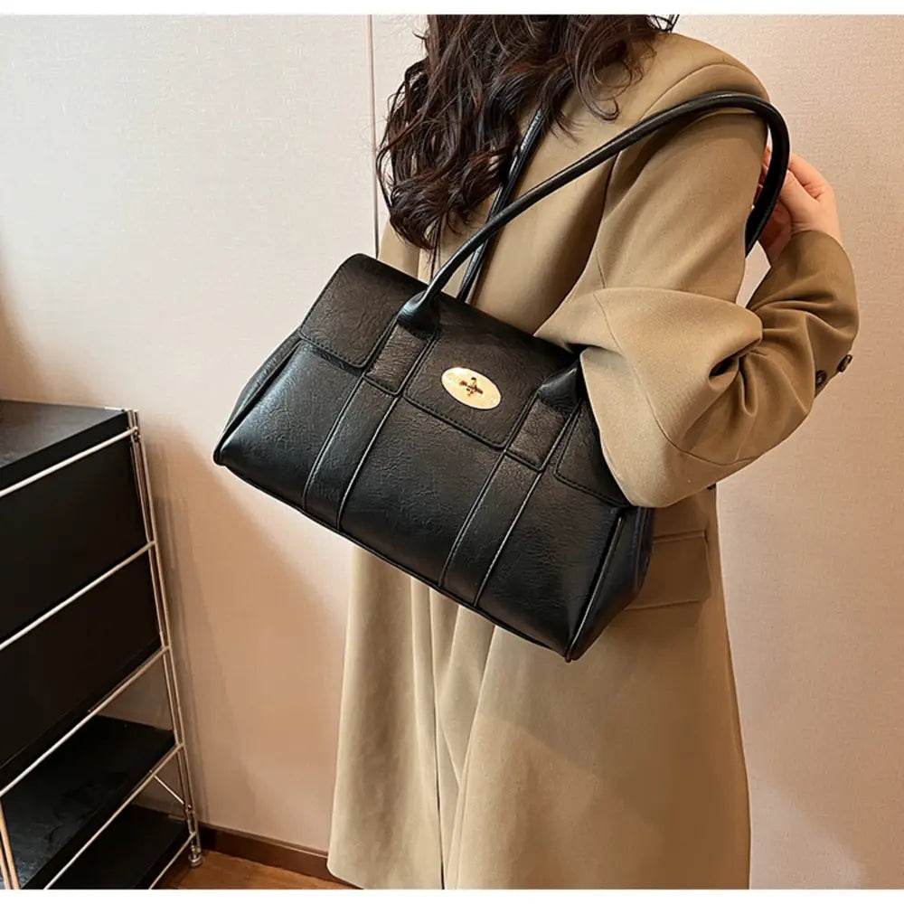 PU Leather Shoulder Bag