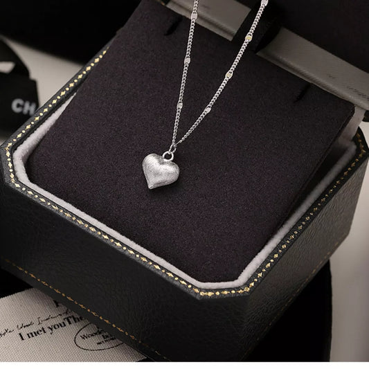 925 Sterling Silver Heart Necklace