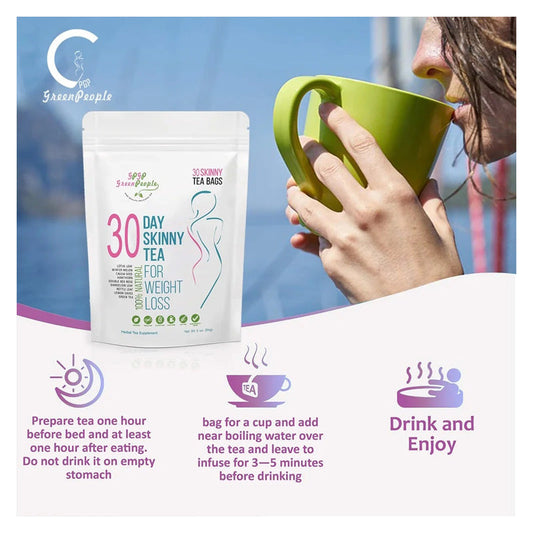 Leaf Cleanse Tea Bags, Natural Herbal Detox Tea For Lung Support, Metabolism & Immune Boost