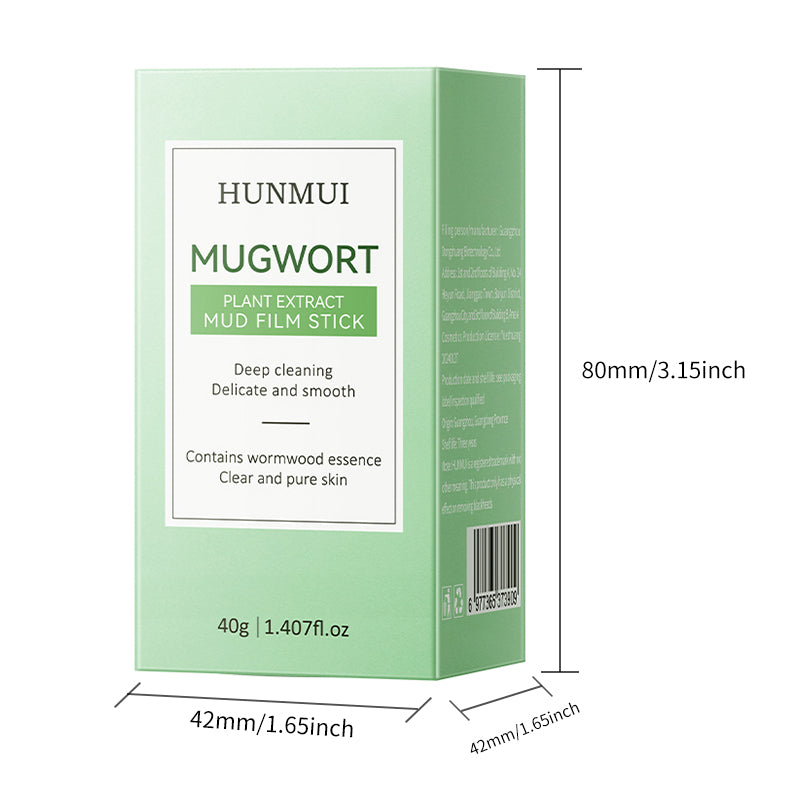 HUNMUI Mugwort Plant Extract Clay Mask Stick 40g