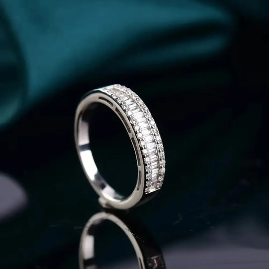 Moissanite 925 Sterling Silver Ring