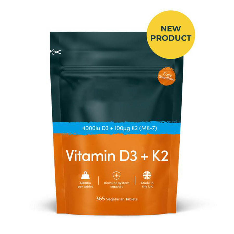 365 Pieces Vitamin D3 K2 Tablet VitaminD3 K2