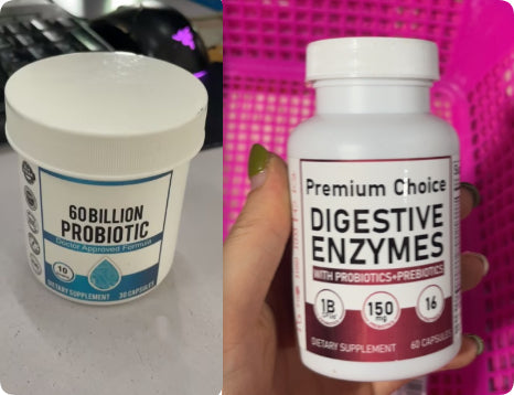 Digestive Enzymes With Prebiotics & Probiotics - 16-in-1 Multi-Enzyme Blend, 1 Billion CFU Probiotics, Supports Food Breakdown, Bloating Relief & Gut Function, 60 Capsules
