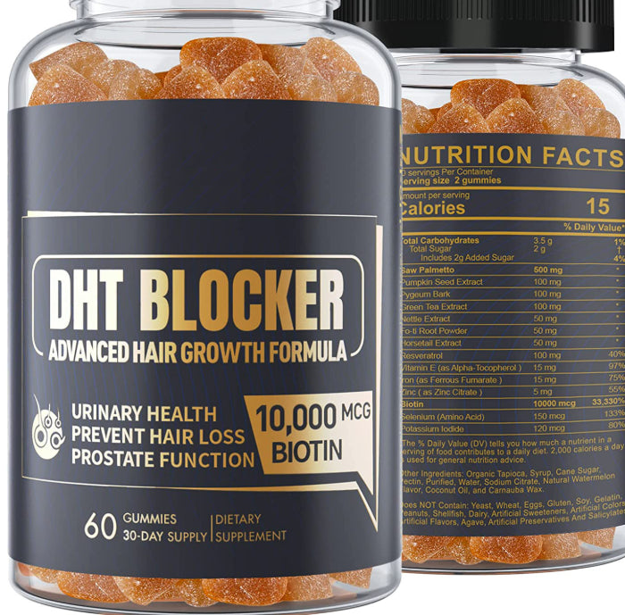 Blocking Agent Soft Candy Hair 60 Capsules DHT Soft Candy