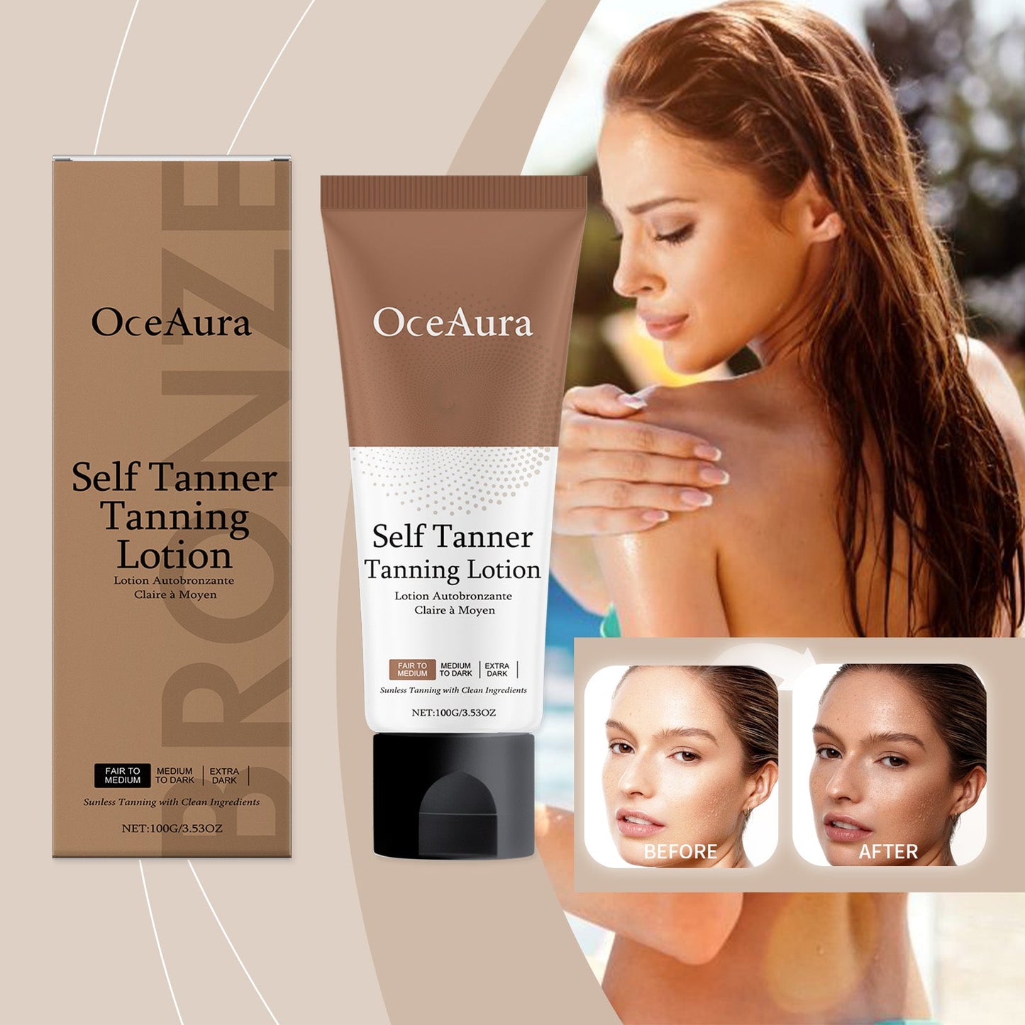 Moisturizing Sunless Tanning Cream