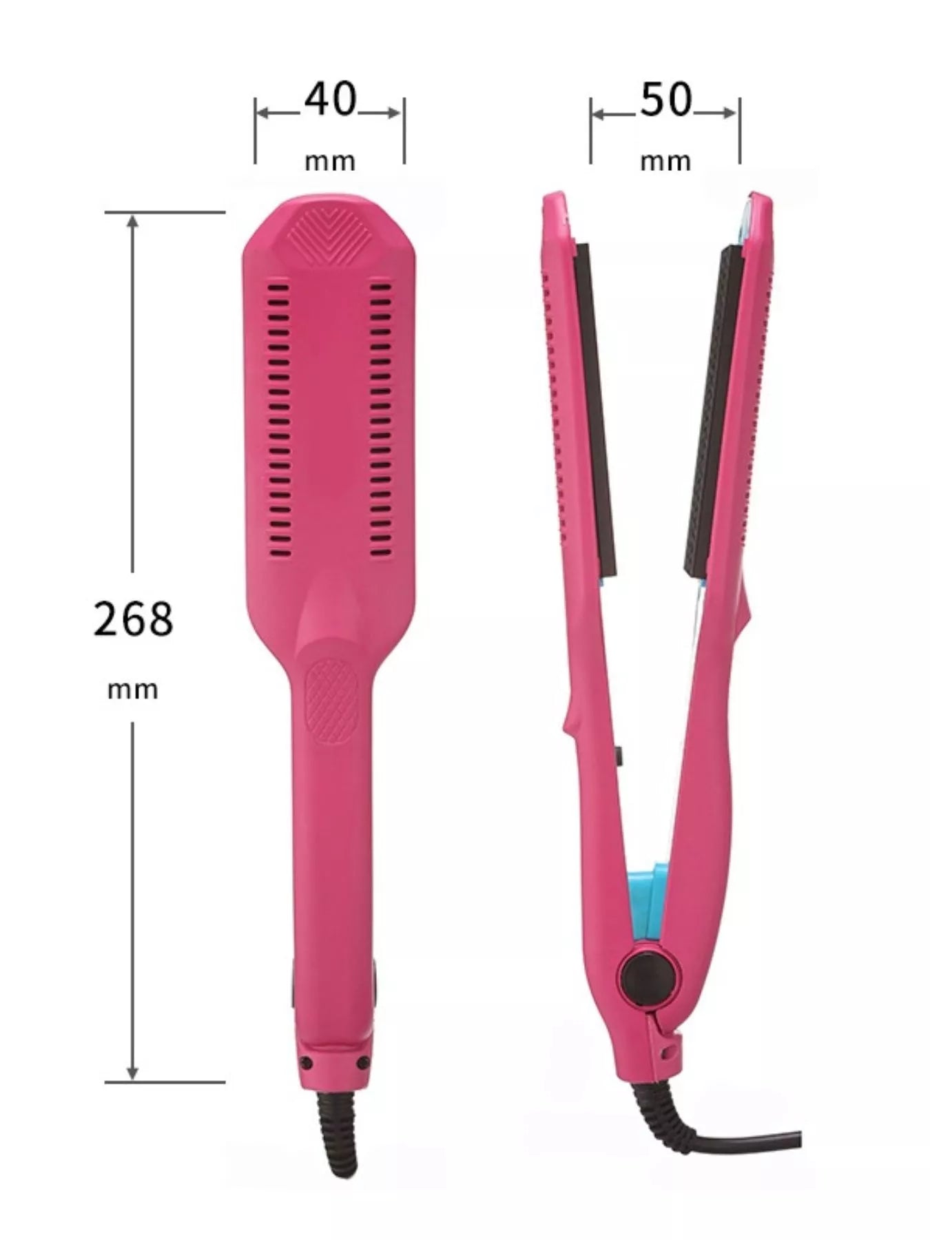 2-in-1 Curling & Straightening Iron