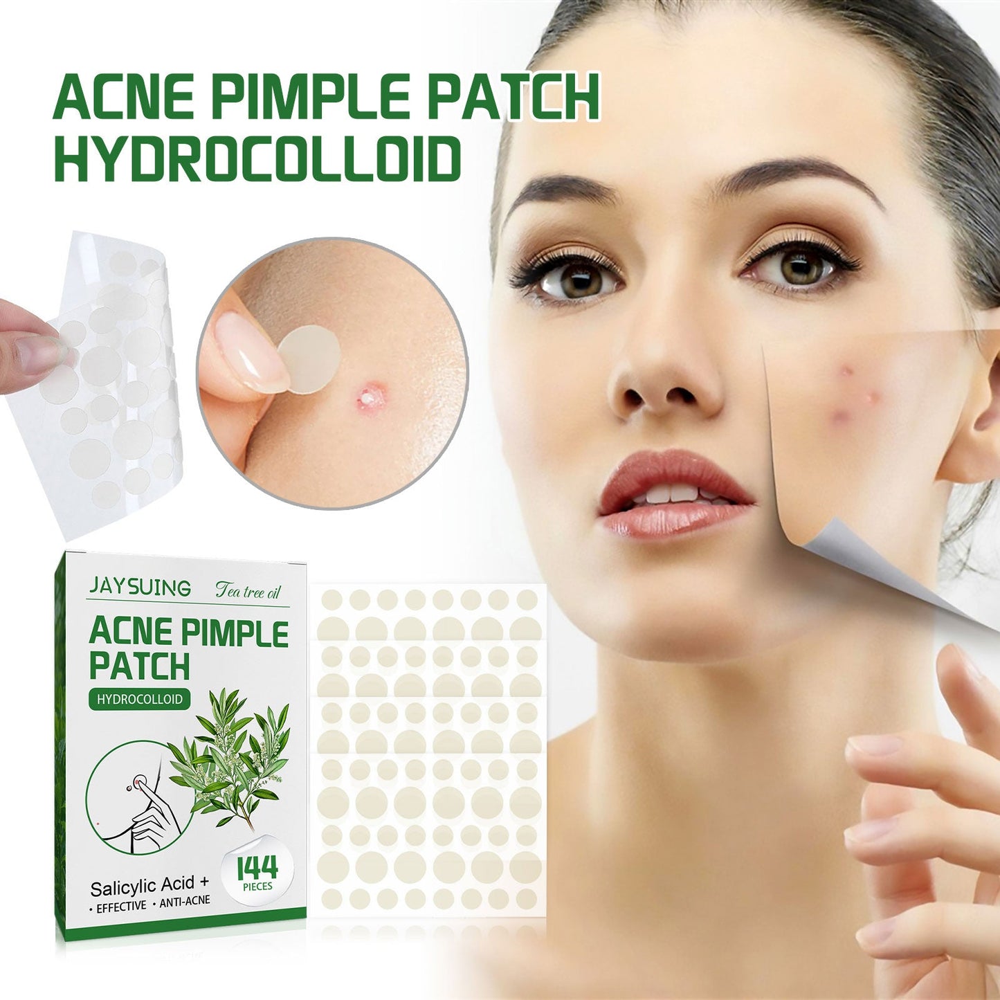 Purifying Face Patches 144PCS 36 Patches X 4 Sheets