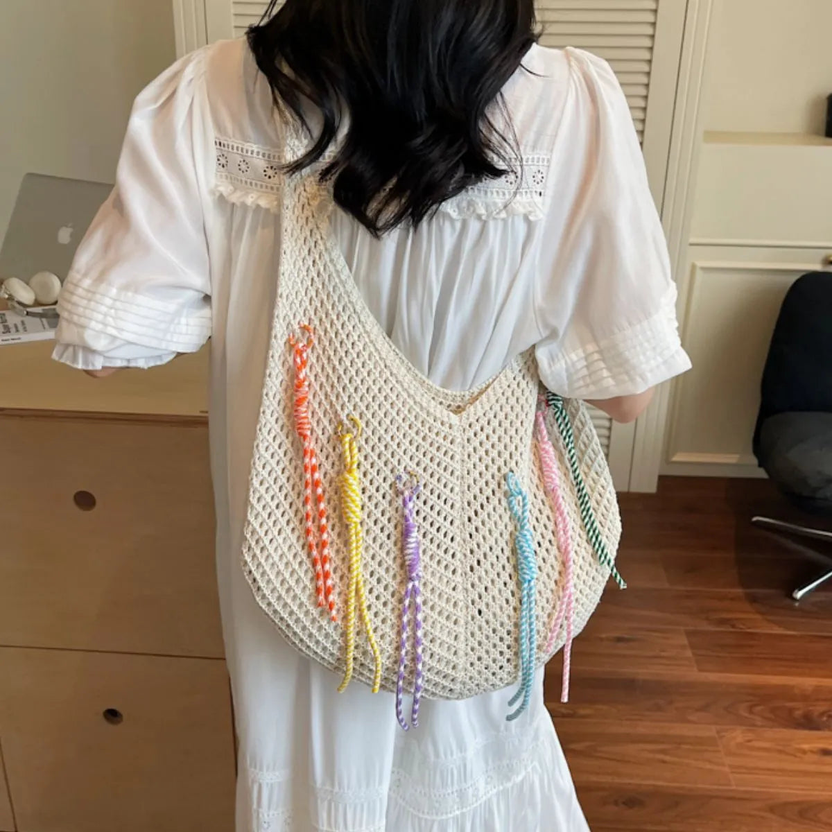 Lightweight Crochet Shoulder Bag