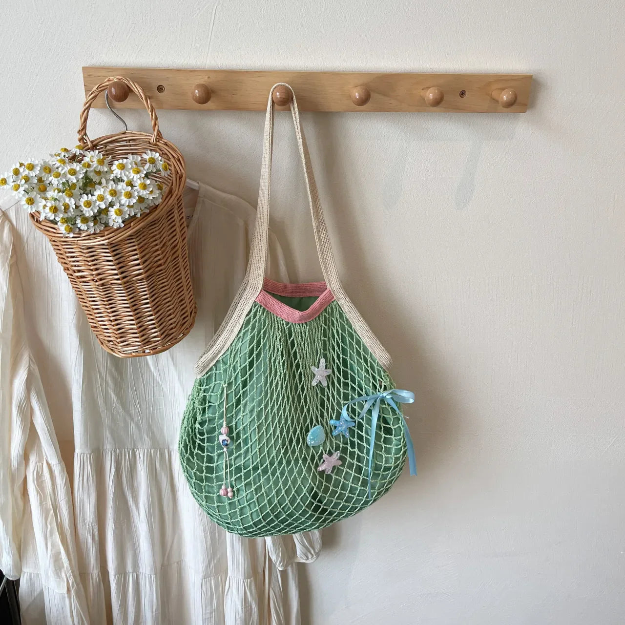 Lightweight Net Shoulder Bag