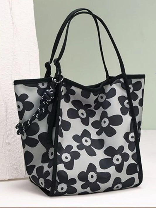 Floral Print Lightweight Shoulder Bag