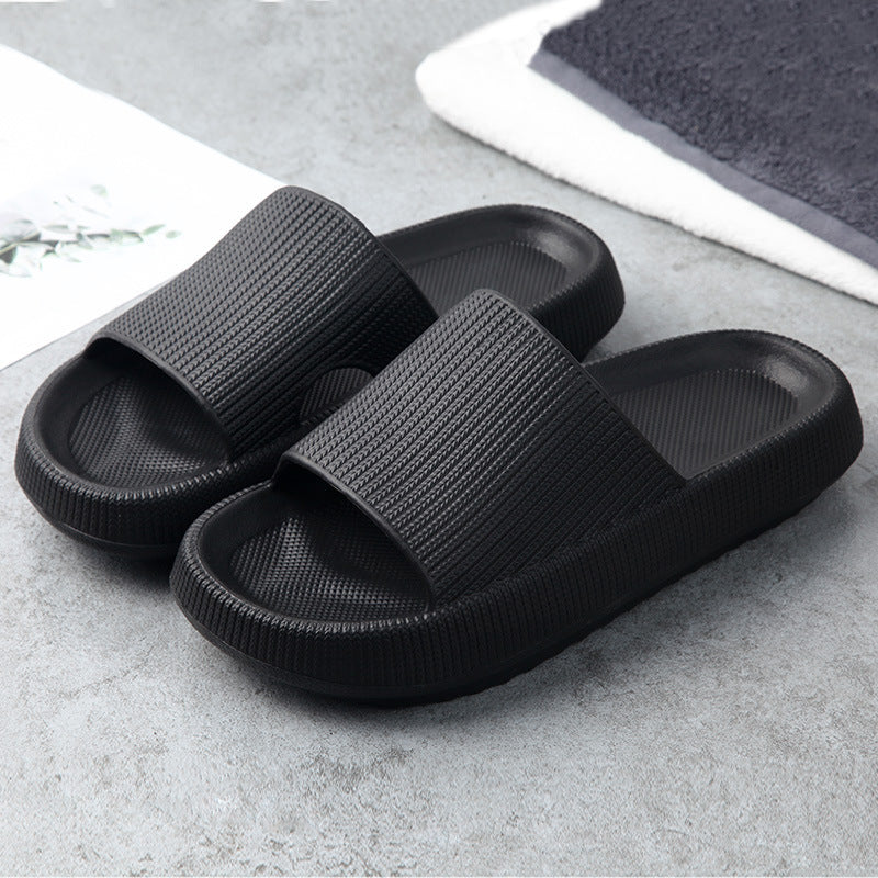 Soft home couple non-slip women slippers