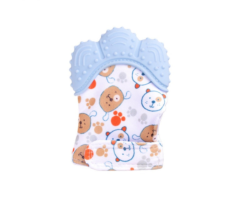 Baby Silicone Teething Mitt BPA Free Teether Gloves for Infants 3-12 Months Chew Toy Anti Scratch Teething Relief