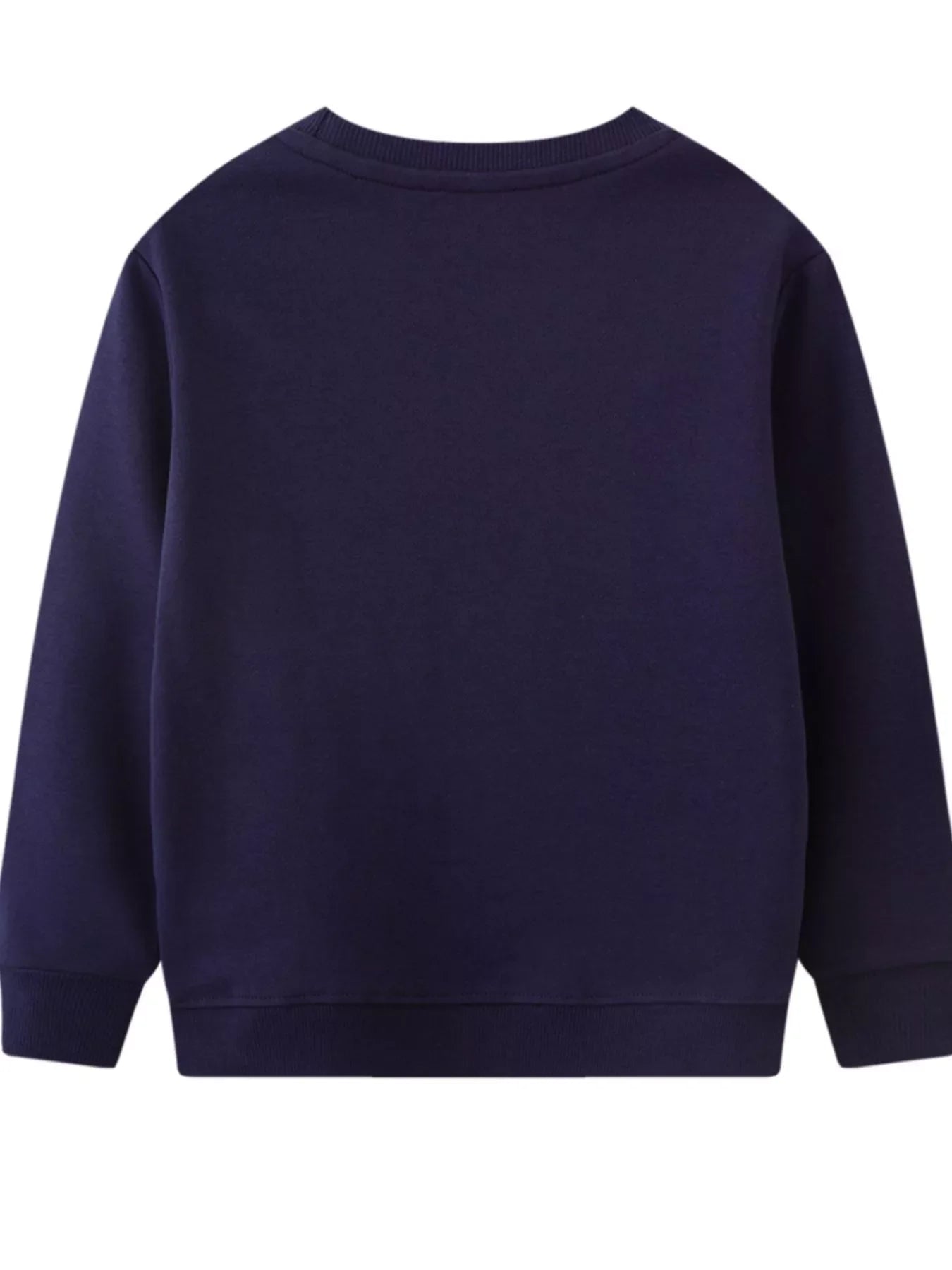 Children's Christmas Embroidered Round Neck Sweatshirt