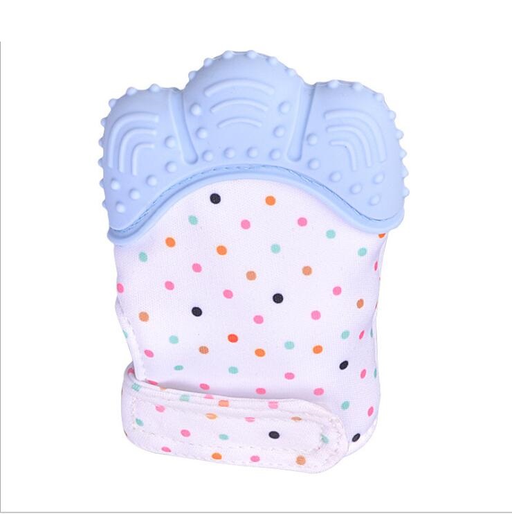 Baby Silicone Teething Mitt BPA Free Teether Gloves for Infants 3-12 Months Chew Toy Anti Scratch Teething Relief