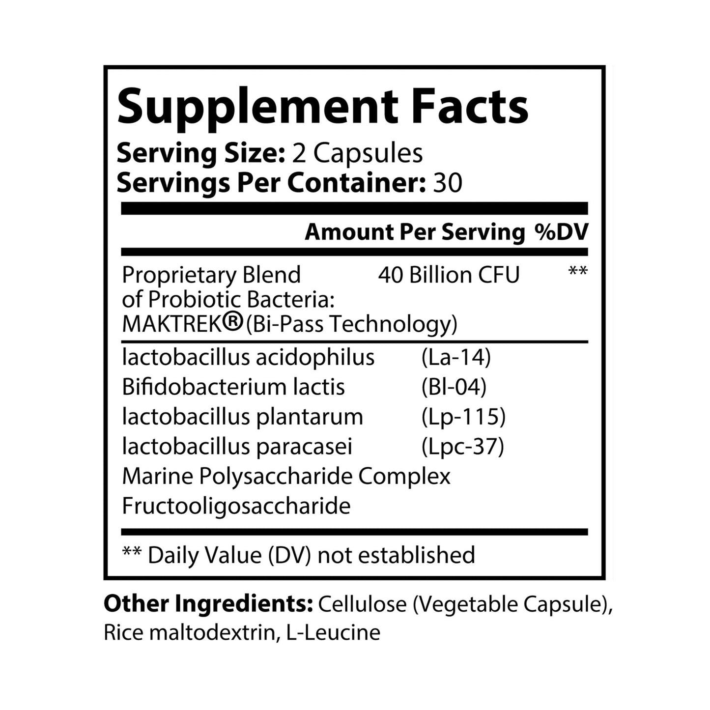 Harmon Probiotics Supplement (60 Capsules)