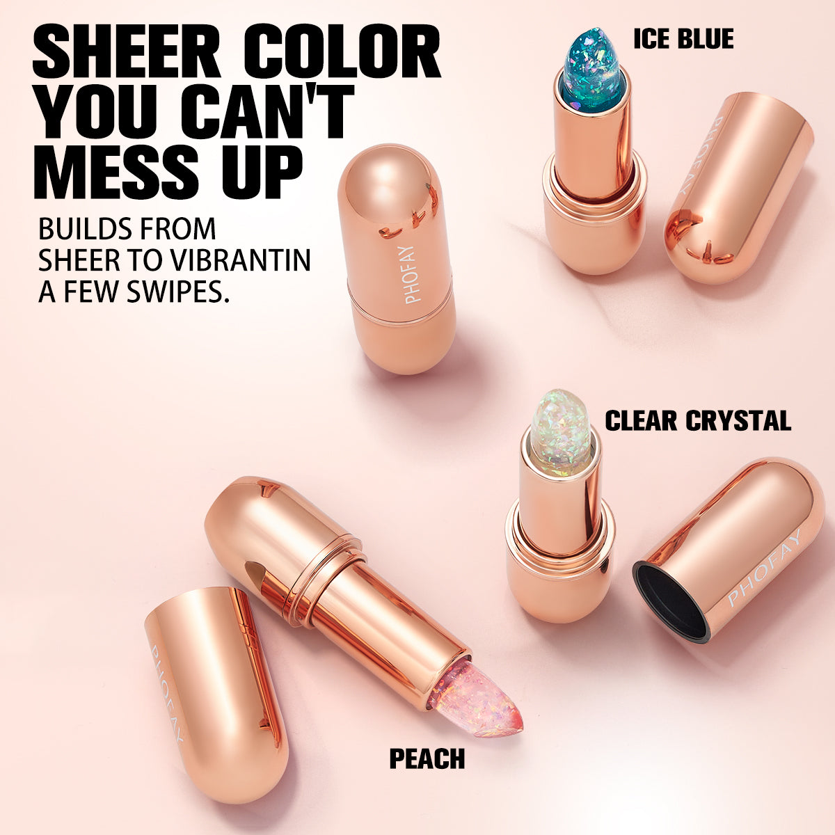 Phofay Moisturizing Non-Sticky Color-Changing Lip Balm – 3.4g