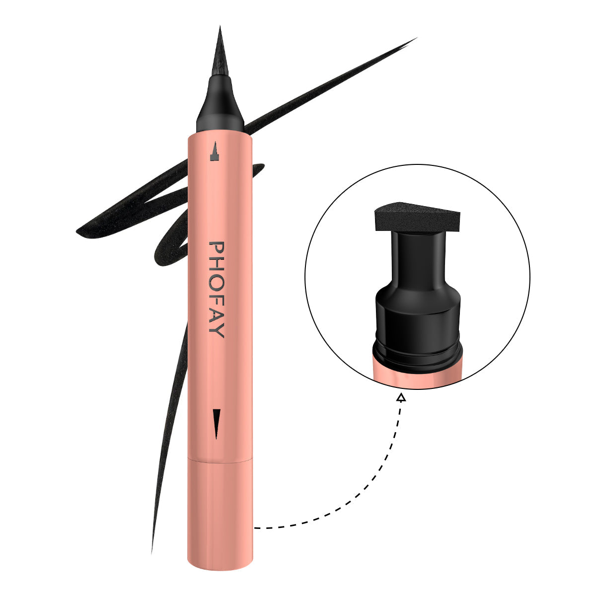 Phofay Winged Eyeliner Stamp Pen – 3ml