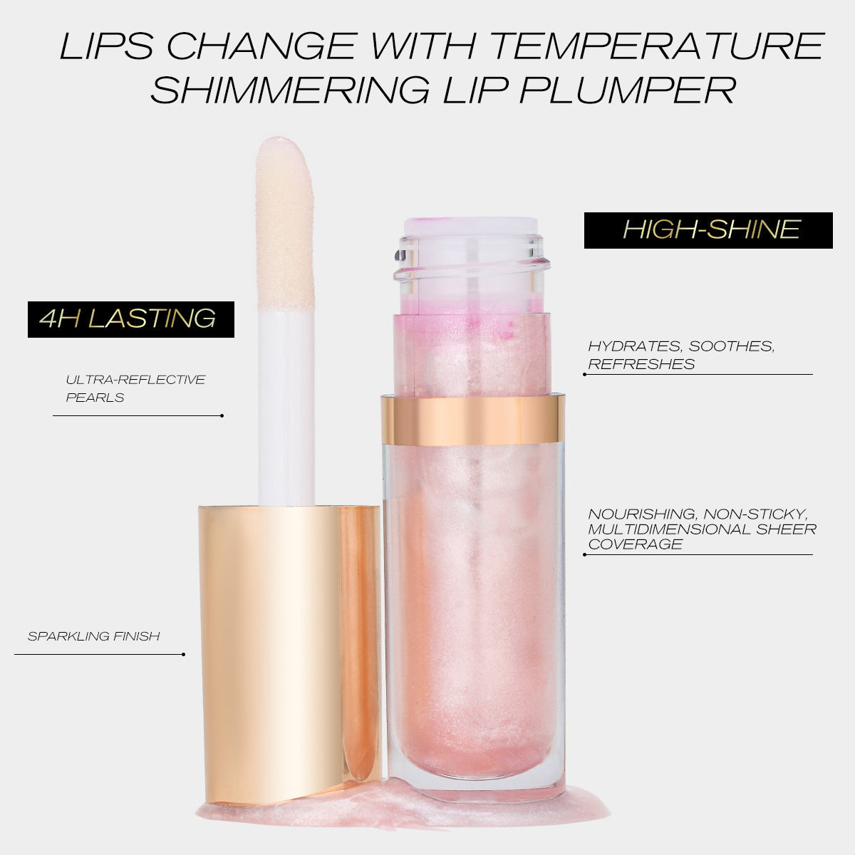 Phofay Moisturizing Non-Sticky Lip Gloss – 4.5ml