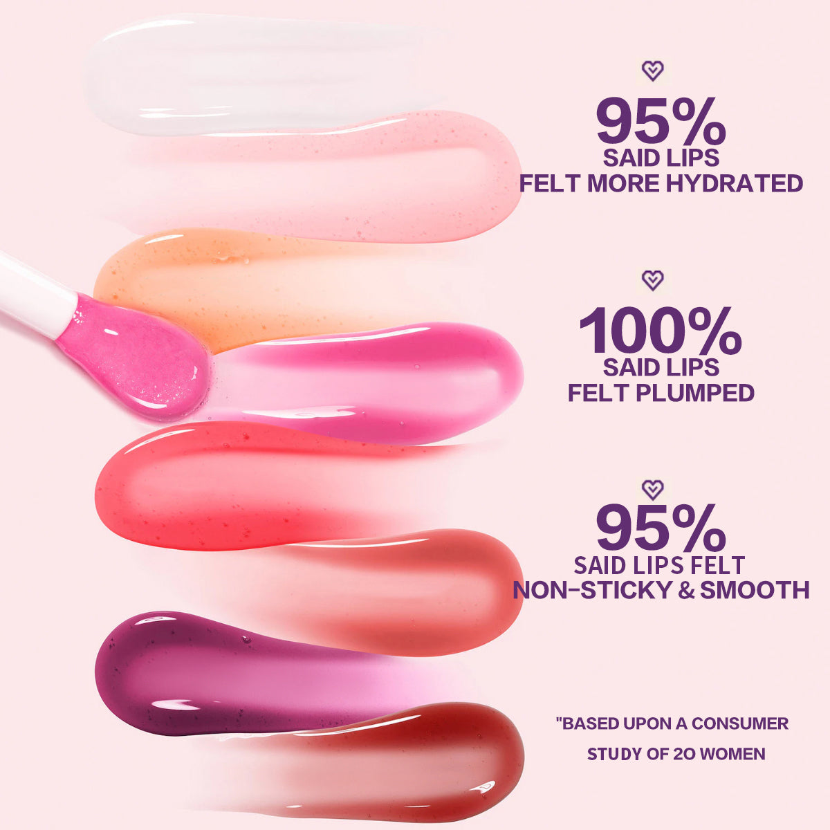 Phofay Ultra-Moisturizing Non-Sticky Lip Gloss Set – 4.8ml × 8 pcs