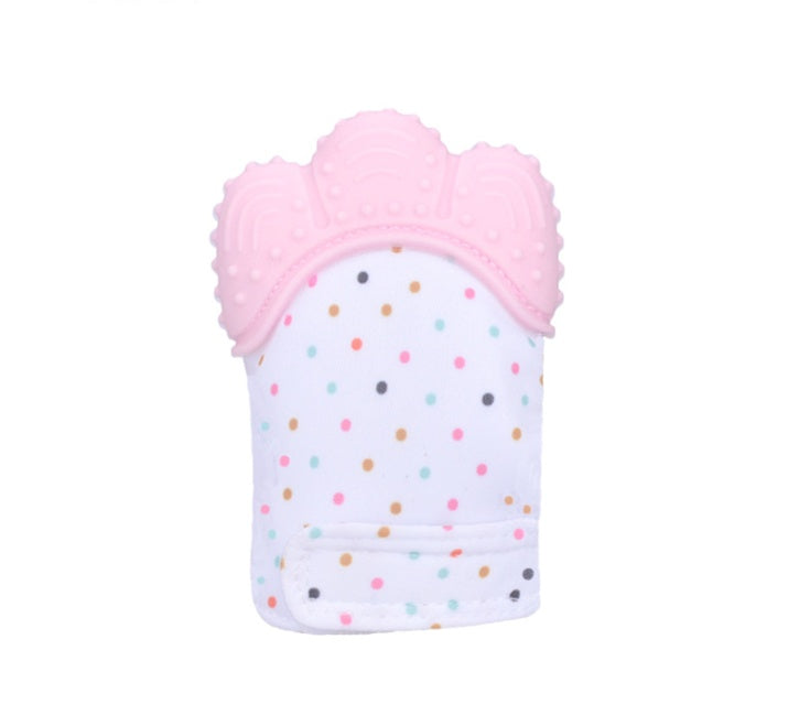 Baby Silicone Teething Mitt BPA Free Teether Gloves for Infants 3-12 Months Chew Toy Anti Scratch Teething Relief