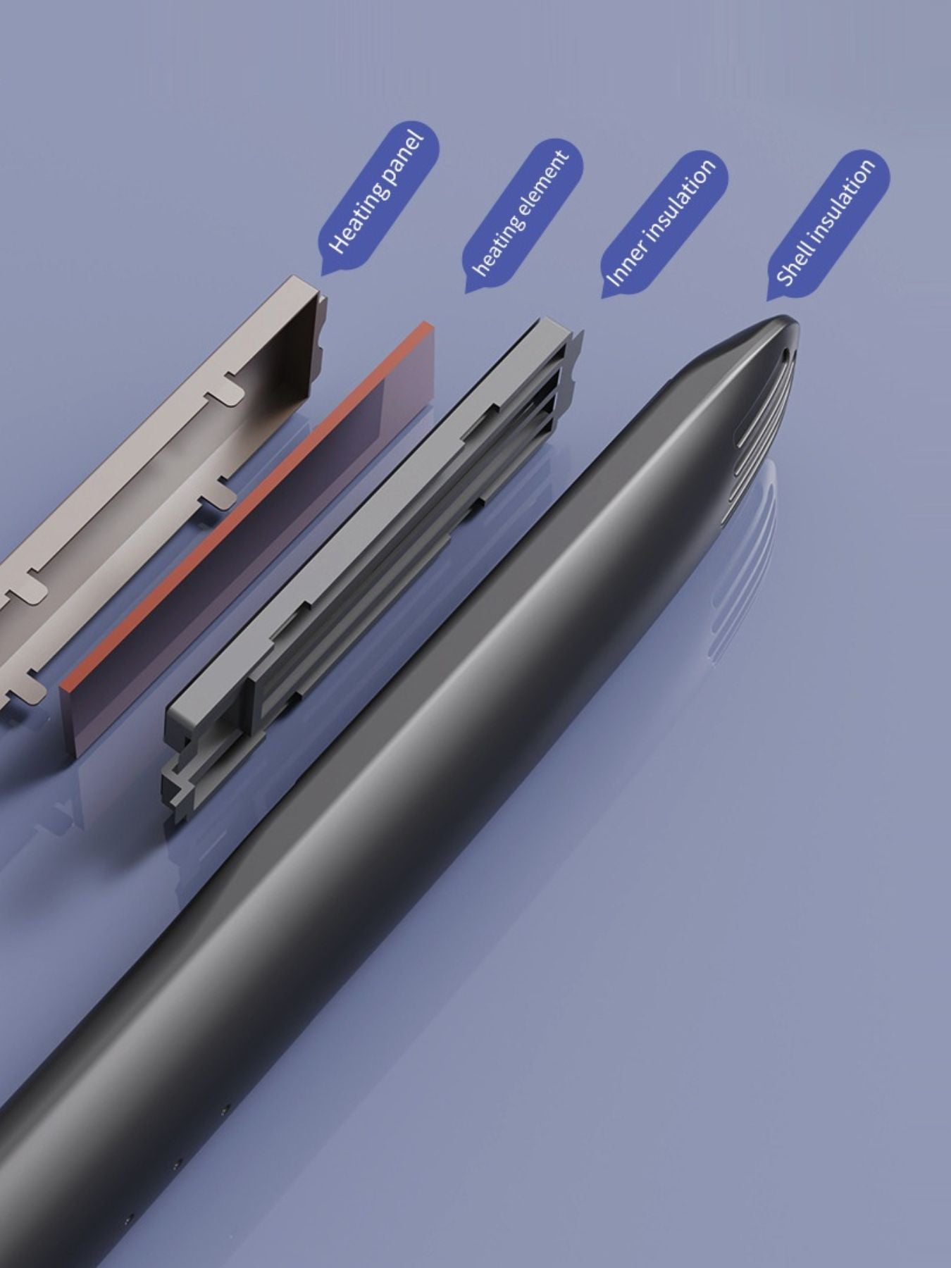 Portable Cordless Hair Straightener
