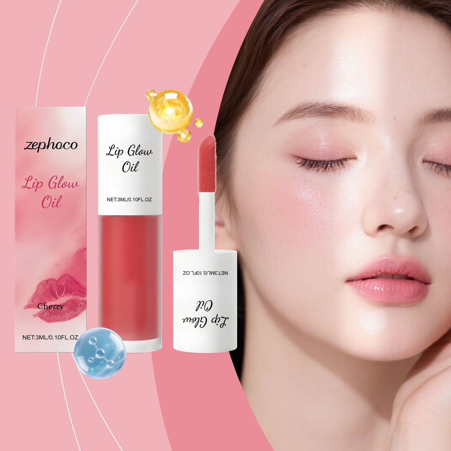 Moisturizing Lip Gloss Oil Cherry