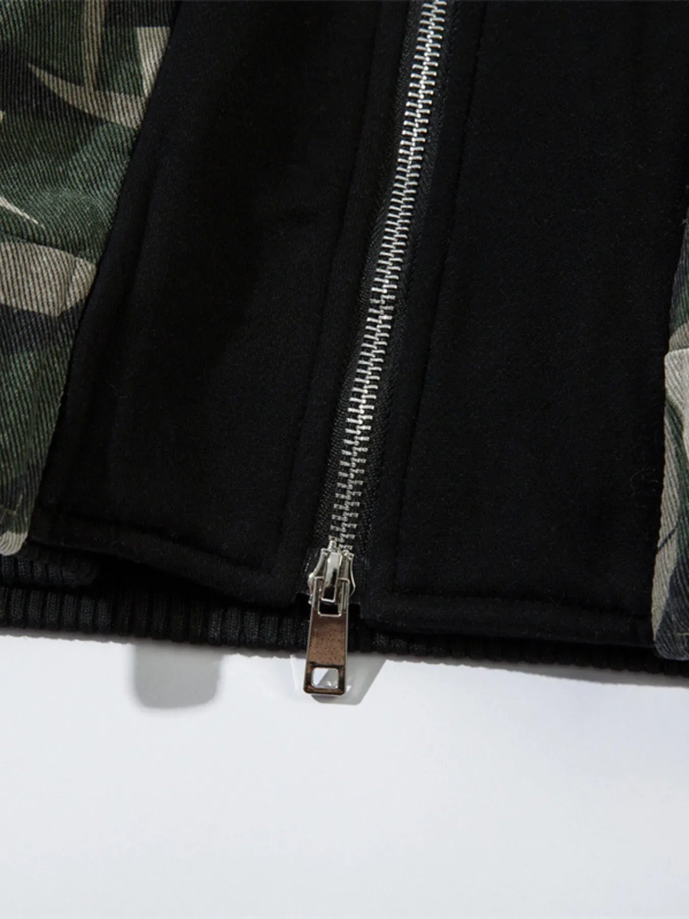 Men's Printed Zip Up Long Sleeve Jacket