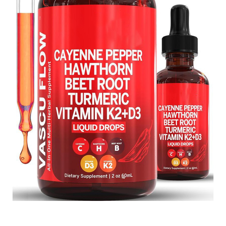 Vitamin D3 K2 Hawthorn Fruit Supplement Liquid Drops