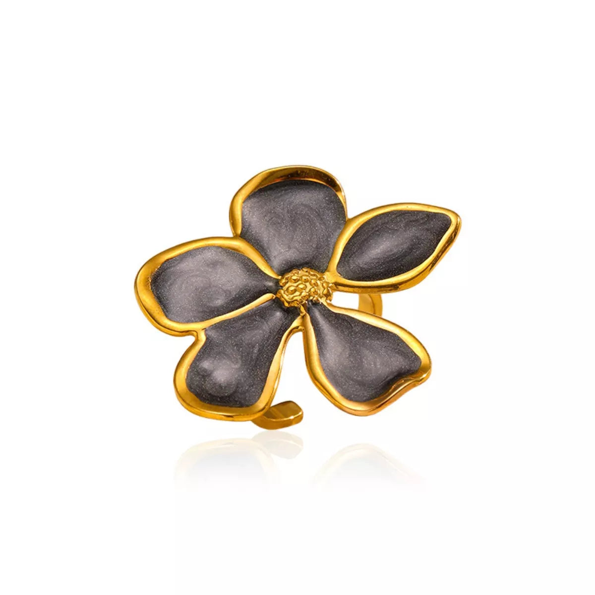 Flower Open Ring