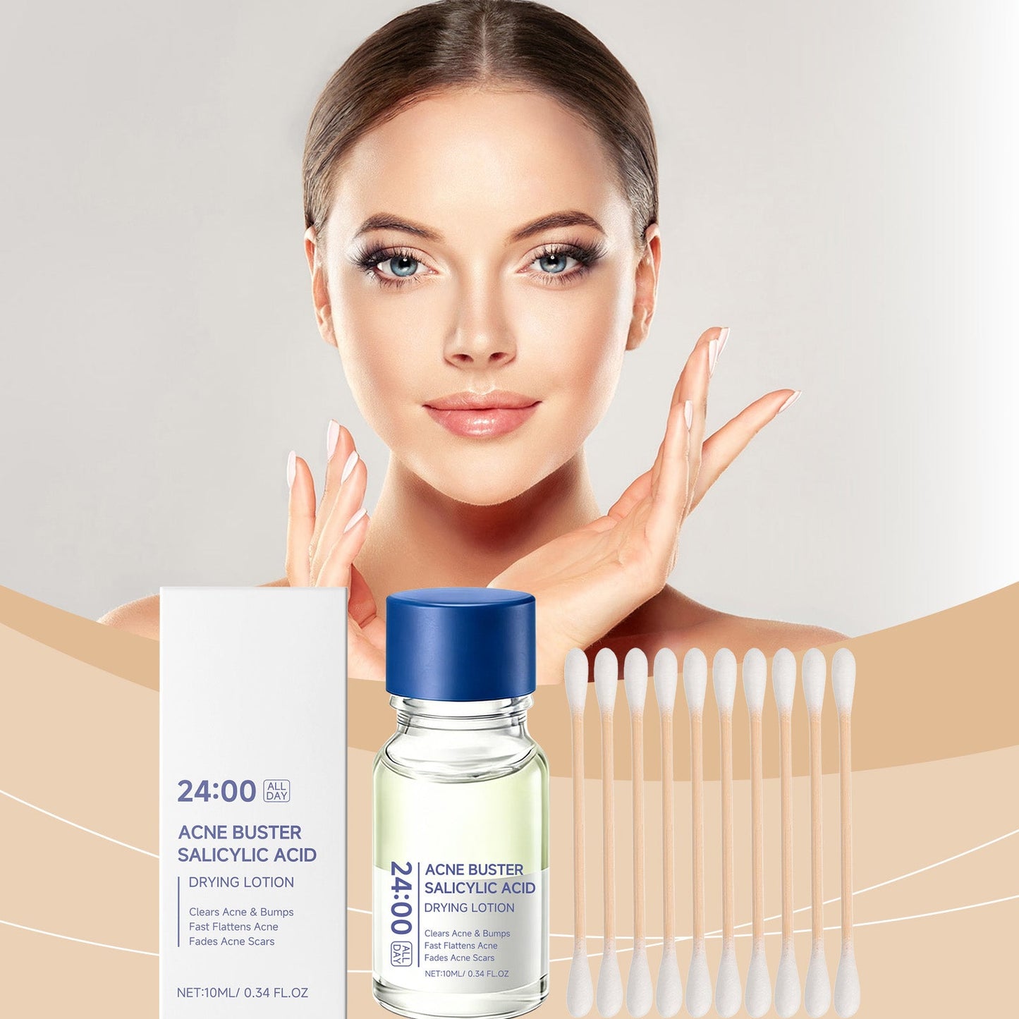 Clear And Moisturizing Skincare Lotion 1set