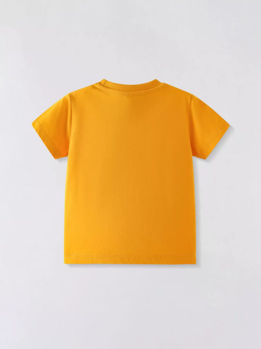 Children's Dinosaur Round Neck T-Shirt