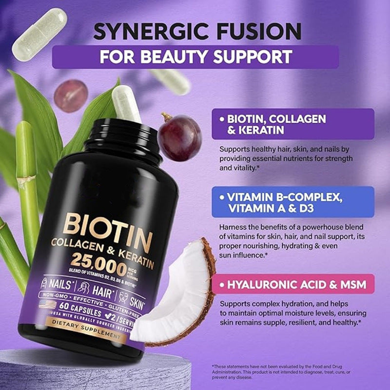 Hair Growth Capsules Biotin Capsules