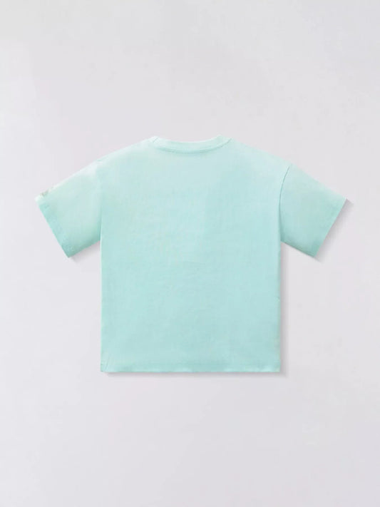 Children's Embroidered Round Neck T-Shirt