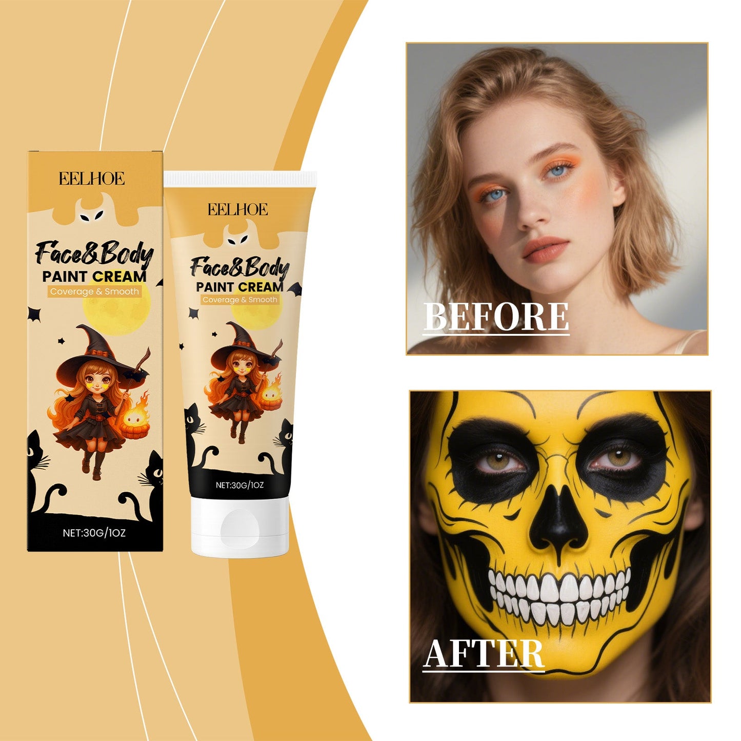 Halloween Face And Body Paint Cream 30g