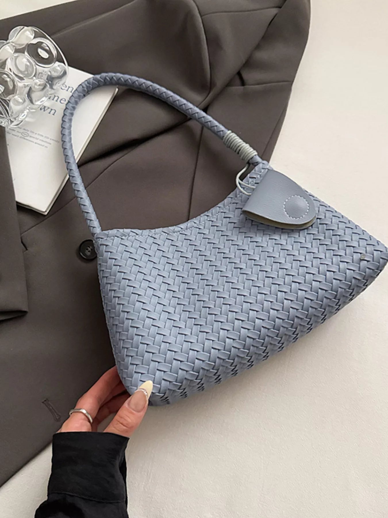Woven Lightweight Shoulder Bag